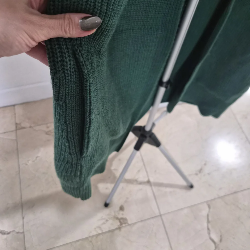 Lululemon Green Open Front Cardigan Sweater - Picture 3 of 6